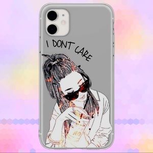 I Don’t Care iPhone Case
